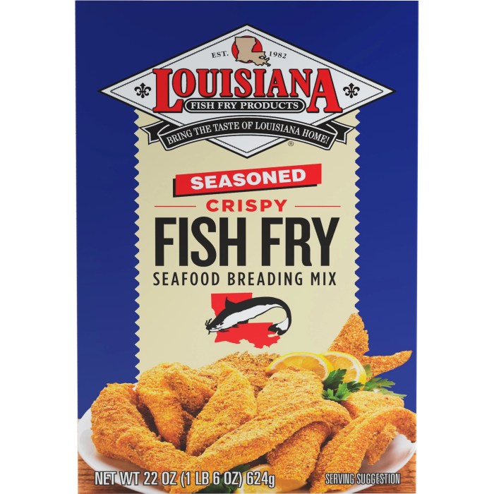 Colonel jim's seasoned fish breading