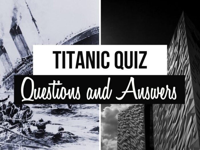 Titanic quiz