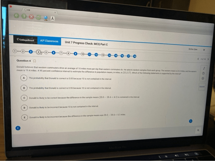 Unit 4 progress check mcq ap calc