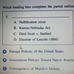 Which heading best completes the partial outline below